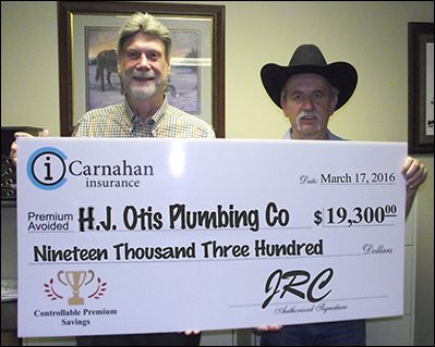 Carnahan Insurance - H.J otis plumbing co